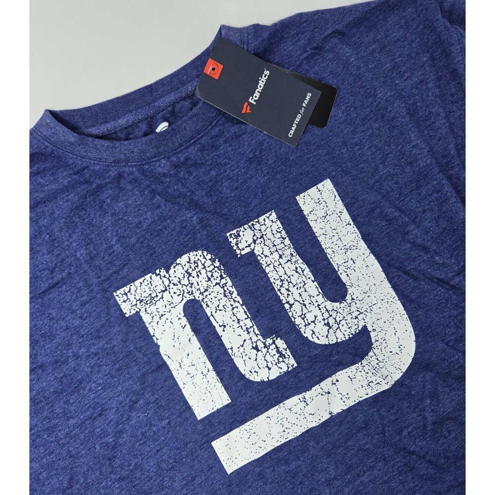 New York Giants Shirt Mens 2XL Long Sleeve Fanatics Blue